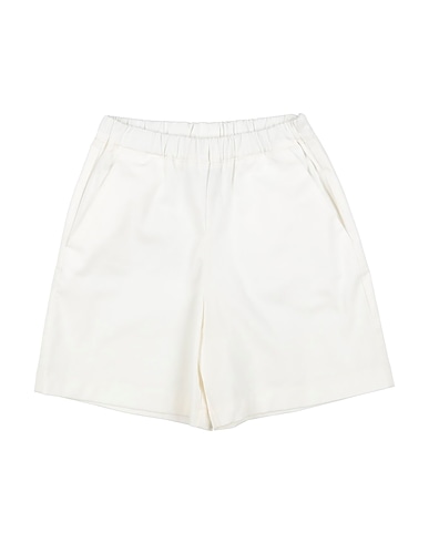 DOUUOD Shorts & Bermuda White 97% Cotton, 3% Elastane