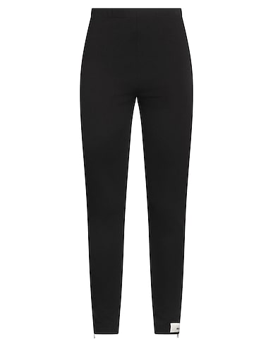 THE M.. Casual παντελόνι Μαύρο 60% Βισκόζη, 35% Πολυαμίδη, 5% Ελαστάνη