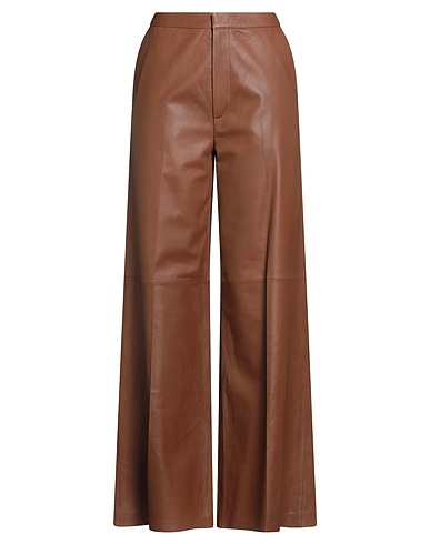 DESA 1972 Casual pants Brown 100% Leather
