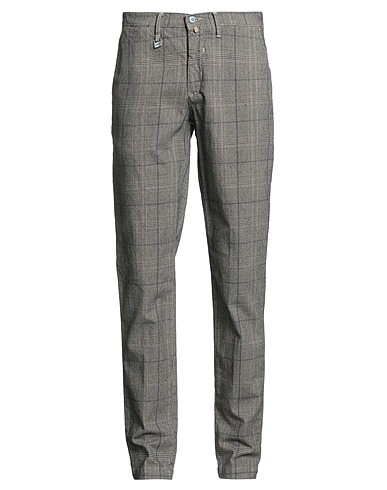 BARBATI Casual trouser Black 88% Cotton, 10% Polyester, 2% Elastane