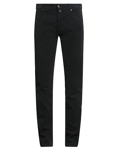 JACOB COHЁN Denim trousers Black 97% Cotton, 3% Elastane