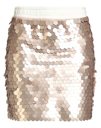 ICE PLAY Mini skirt Platinum 90% Cotton, 10% Polyester