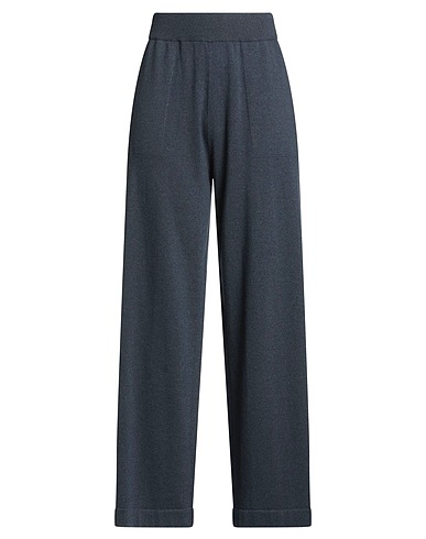 BRUNELLO CUCINELLI Casual pants Midnight blue 100% Cashmere, Brass