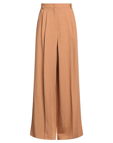 WEEKEND MAX MARA Casual pants Camel 69% Viscose, 31% Linen