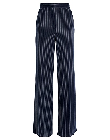 MAX MARA Casual pants Navy 87% Cotton, 8% Cashmere, 5% Silk