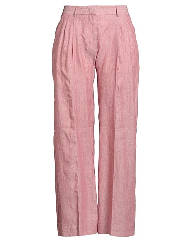 BRIAN DALES Повседневные брюки NATURAL LOW IMPACT Розовый 100% Лен