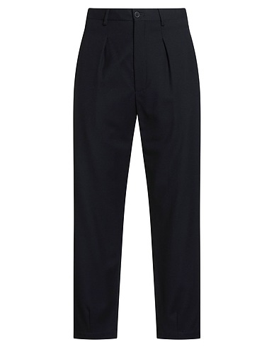GIORGIO ARMANI Casual trouser Navy blue 100% Virgin Wool