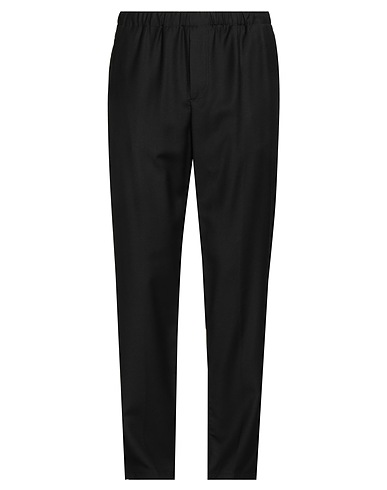 CRUNA Pantalone Nero 92% Lana Vergine, 6% Poliammide, 2% Elastan