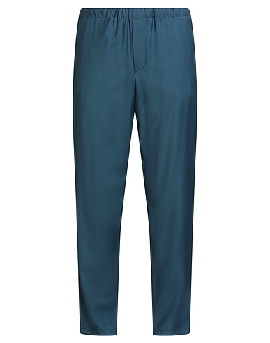 CRUNA Casual trouser Deep teal 92% Virgin Wool, 6% Polyamide, 2% Elastane