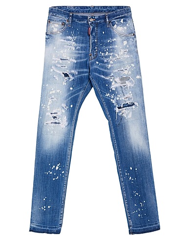 DSQUARED2 Denim trousers Blue 98% Cotton, 2% Elastane
