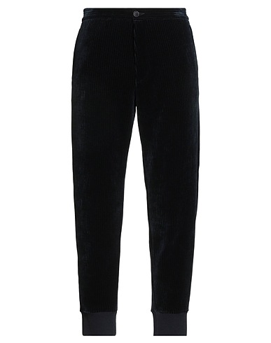 GIORGIO ARMANI Casual trouser Midnight blue 98% Polyester, 2% Elastane