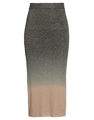 JOSEPH Midi skirt Charcoal 70% Viscose, 15% Polyester, 15% Metallic fiber