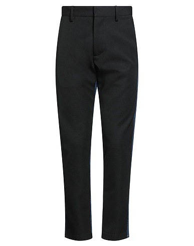 DSQUARED2 Casual trouser Black 55% Polyester, 45% Virgin Wool, Cotton, Elastane, Calfskin