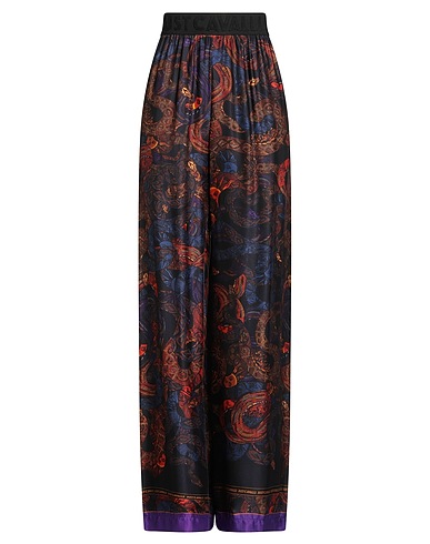 JUST CAVALLI Casual pants Midnight blue 100% Viscose