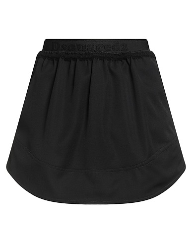 DSQUARED2 Mini skirt Black 100% Virgin Wool