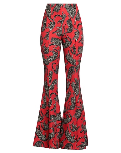 JUST CAVALLI Casual pants Red 91% Polyester, 9% Elastane