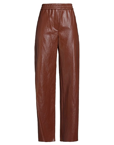 WEEKEND MAX MARA Casual pants Brown 74% Viscose, 15% Polyester, 7% Cotton, 4% Textile fibers