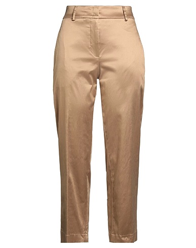19.70 NINETEEN SEVENTY Casual pants Gold 55% Polyester, 42% Cotton, 3% Elastane