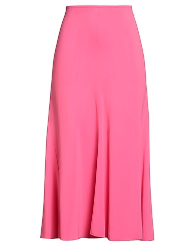 FORTE_FORTE Midi skirt Pink 96% Viscose, 4% Elastane