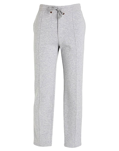 BRUNELLO CUCINELLI Casual pants Light grey 98% Cashmere, 2% Polyamide, Cotton