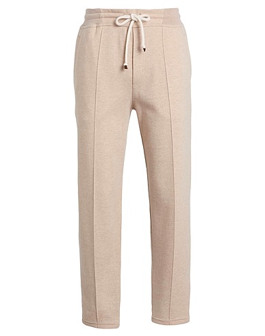 BRUNELLO CUCINELLI Casual trouser Beige 98% Cashmere, 2% Polyamide, Cotton