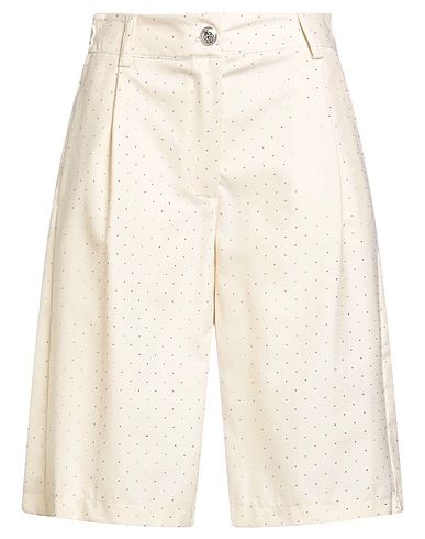 MOTEL Shorts & Bermuda Cream 80% Polyester, 20% Viscose