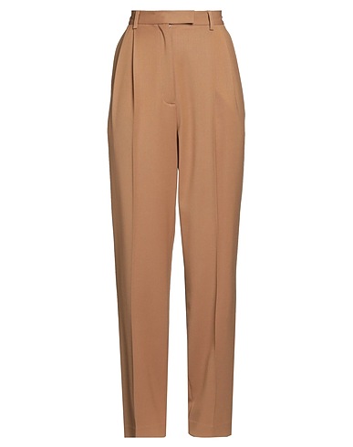 HACHE Casual pants Camel 53% Polyester, 43% Virgin Wool, 4% Elastane