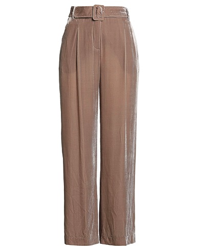 MALÌPARMI Casual pants NOCCIOLA 80% Viscose, 20% Silk