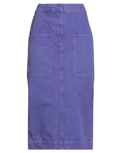 MAX MARA Midi skirt Lilac 100% Cotton