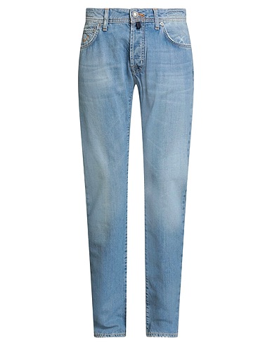 JACOB COHЁN Denim trousers Blue 100% Cotton