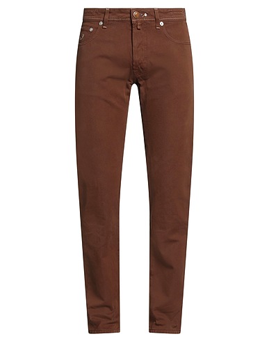 JACOB COHЁN Casual pants Brown 100% Cotton