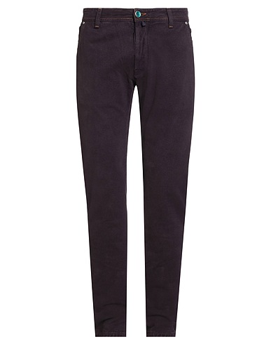 JACOB COHЁN Casual trouser Plum 100% Cotton