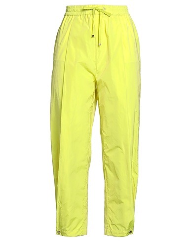 HERNO Casual trouser Lime green 100% Polyester