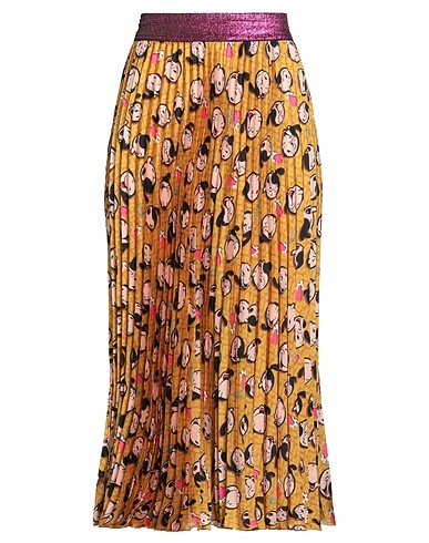 IL THE' DELLE 5 Gonna midi POPEYE Senape 100% Poliestere