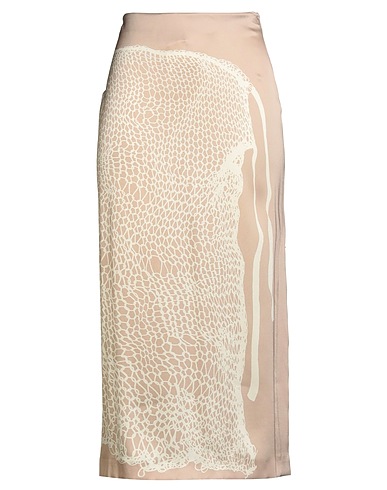 SPORTMAX Midi-Rock Beige 97% Viskose, 3% Elastan