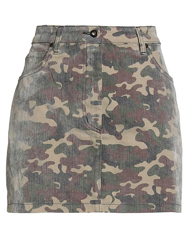 MOTEL Denim skirt Beige 50% Cotton, 50% Viscose