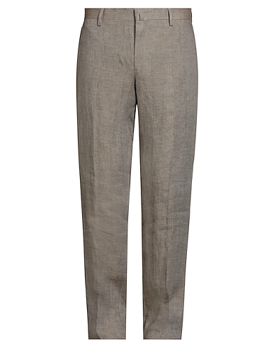 HACKETT Casual trouser Taupe 100% Linen
