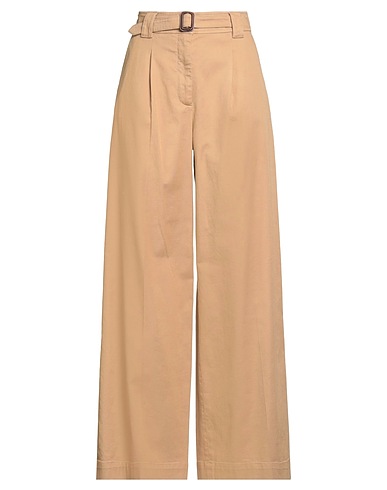 WEEKEND MAX MARA Casual trouser Camel 99% Cotton, 1% Elastane
