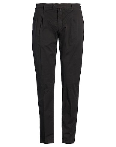 BRIGLIA 1949 Casual pants VIRTVOSO Black 97% Cotton, 3% Elastane