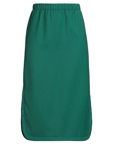 PDR PHISIQUE DU ROLE Midi skirt Green 55% Polyester, 45% Virgin Wool