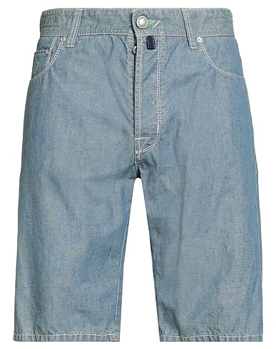 JACOB COHЁN Denim shorts Blue 100% Cotton