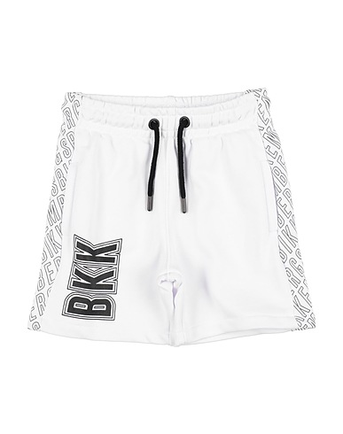 BIKKEMBERGS Shorts & Bermuda White 85% Cotton, 15% Polyester