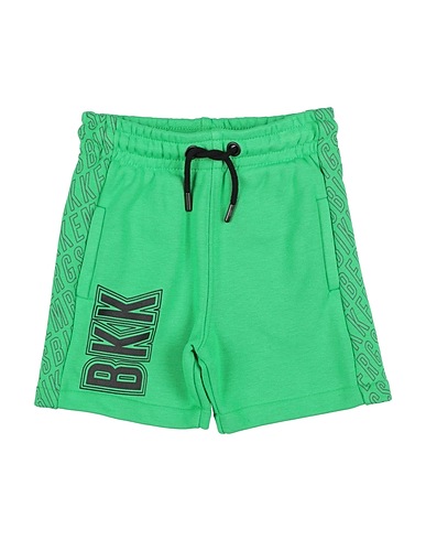 BIKKEMBERGS Shorts & Bermuda Verde 85% Cotone, 15% Poliestere
