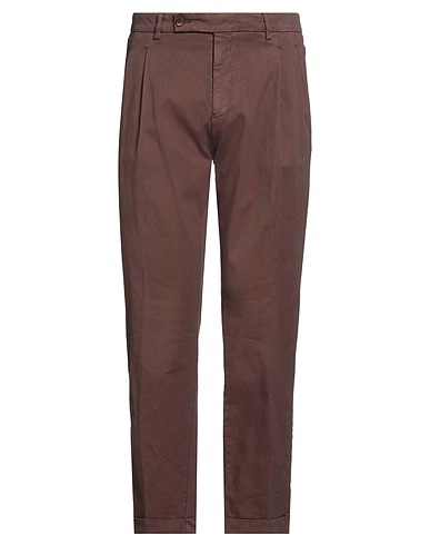 BERWICH Casual pants TASCAMERICA BY BERWICH Chocolate brown 98% Cotton, 2% Elastane