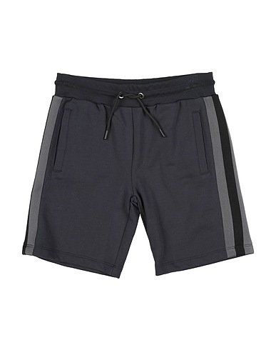 BIKKEMBERGS Shorts & Bermuda Charcoal 100% Cotton