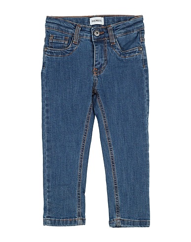 BIKKEMBERGS Denim pants Blue 97% Cotton, 3% Elastane