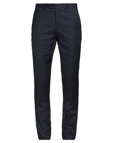 MANUEL RITZ BOTTOMWEAR EVENING Navy 100% Virgin Wool
