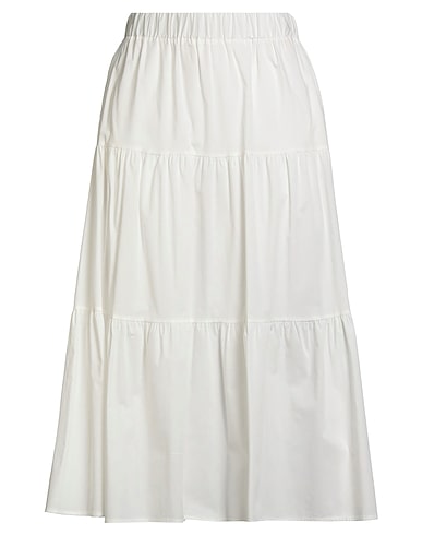 ALPHA STUDIO Midi skirt 98% Cotton, 2% Elastane