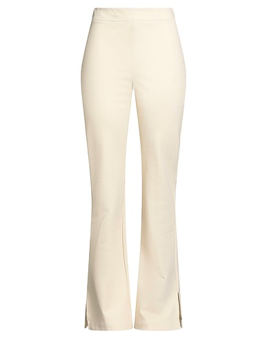 JUCCA Casual pants Cream 69% Viscose, 25% Polyamide, 6% Elastane
