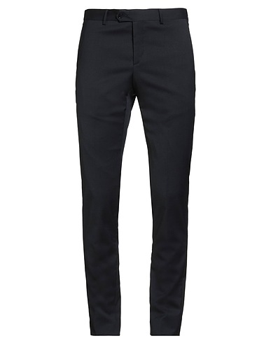 MANUEL RITZ Casual trouser EVENING Midnight blue 98% Wool, 2% Elastane